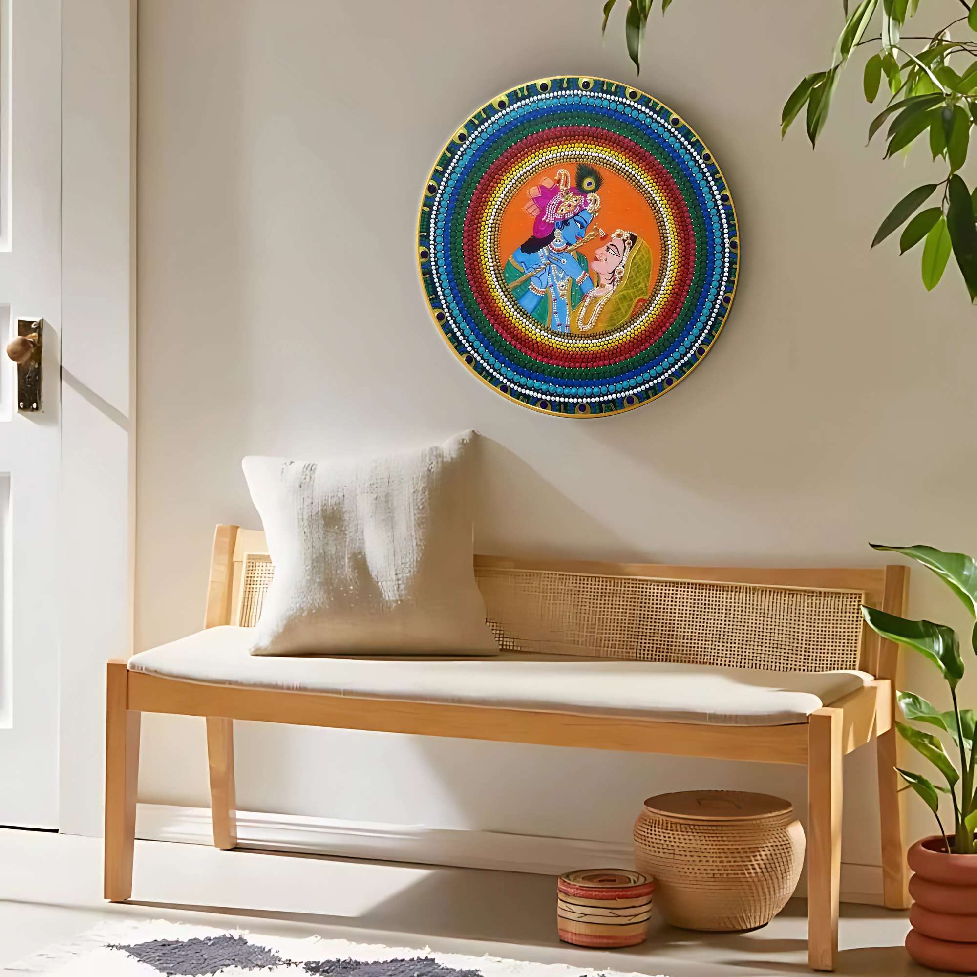 Round Wall Painting - Image 3